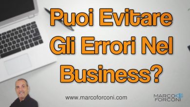 Come evitare gli errori nel business