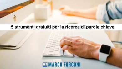 5 strumenti gratuiti per la ricerca di parole chiave