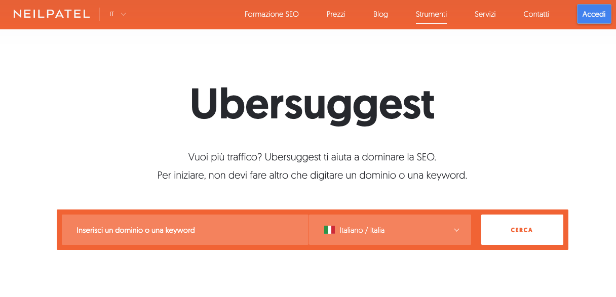 Ubersuggest