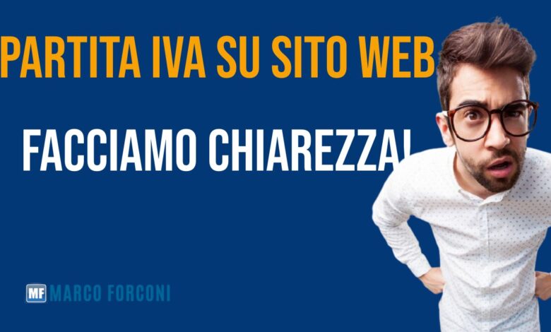 Partiva iva sito web obbligatoria