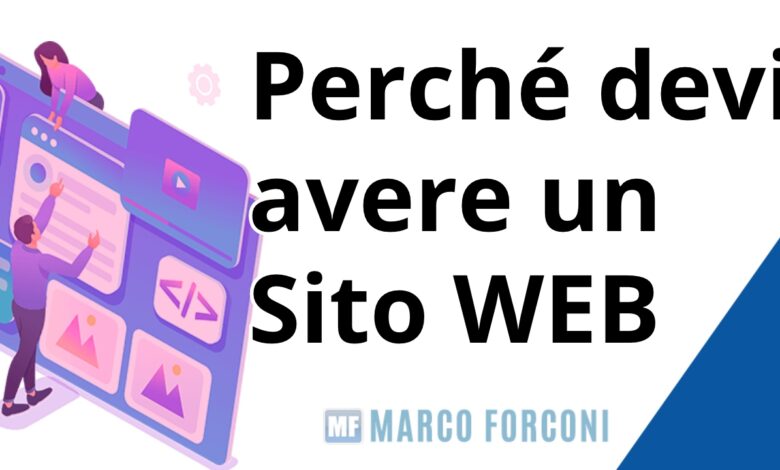 perchè devi avere un sito web